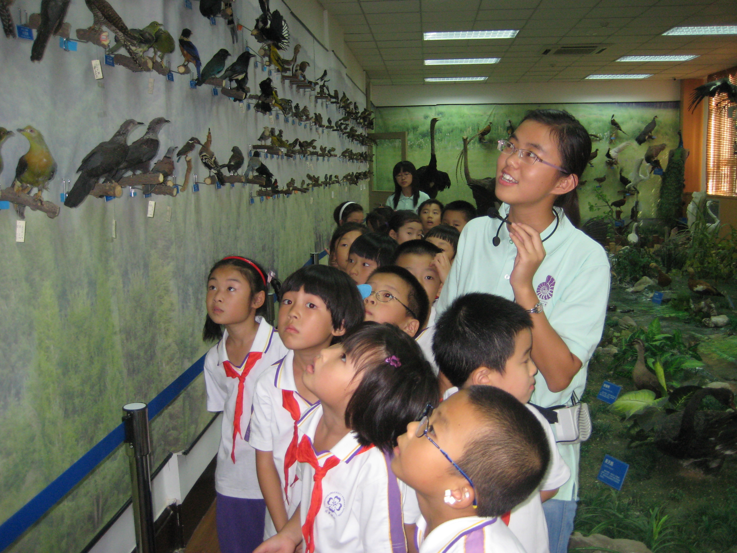 标本馆接待清华附小小学生参观